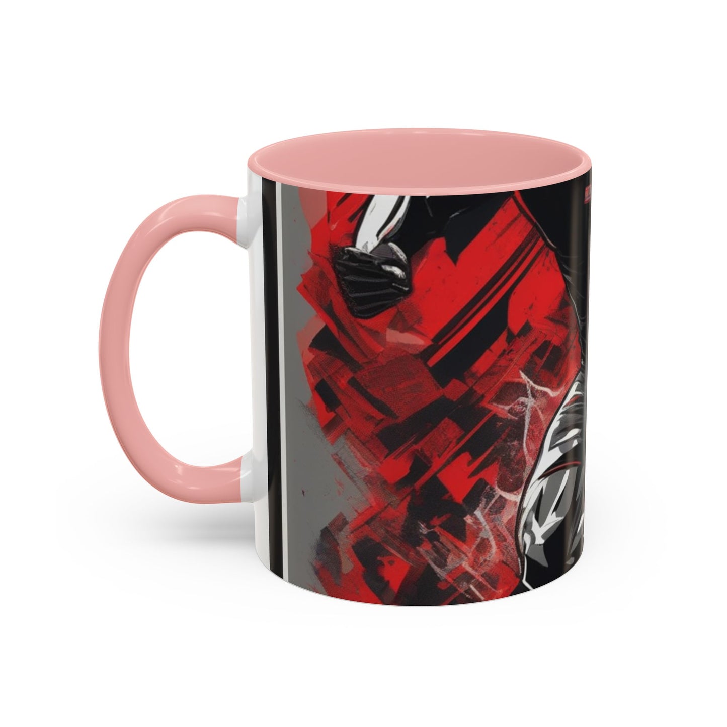 boostlete-field-day-scene-sprinter-glitch-badge-0284 — Accent Mug 11oz/15oz