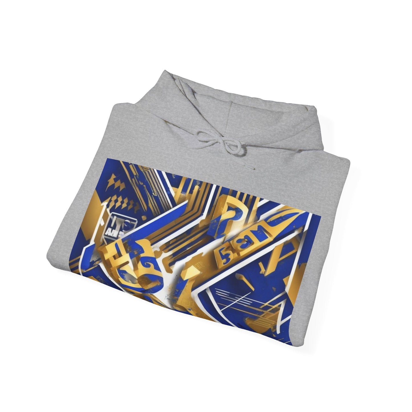 boostlete-am-crew-type-progress-beats-perfect-diagonal-modern-0209 — Unisex Heavy Blend Hooded Sweatshirt (Gildan)