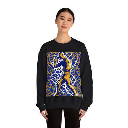 boostlete-field-day-scene-boxer-offset-paper-0776 — Unisex Heavy Blend Crewneck (G18000)