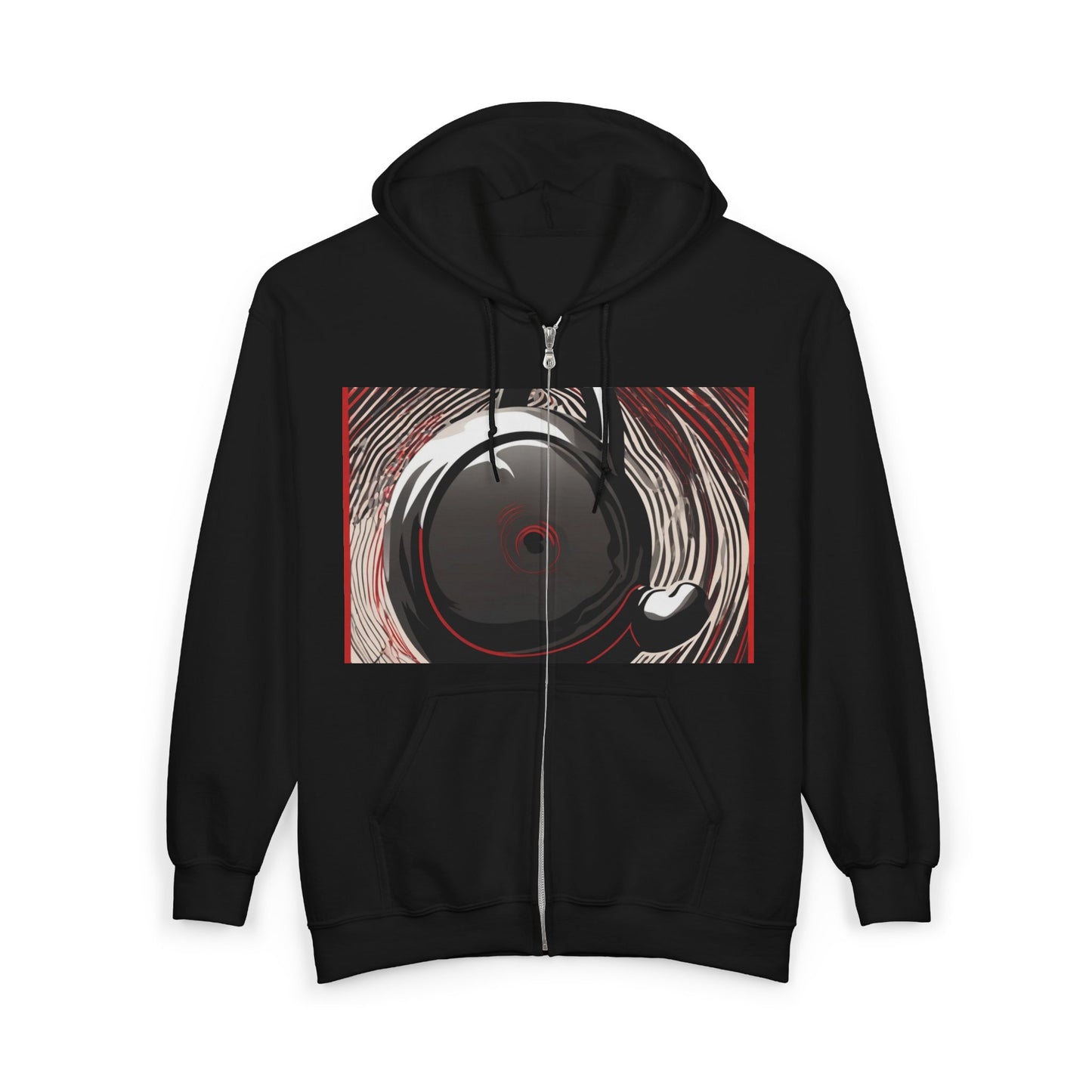 boostlete-am-crew-scene-kettlebell-motion-vector-0224 — Unisex Heavy Blend Full-Zip Hooded Sweatshirt