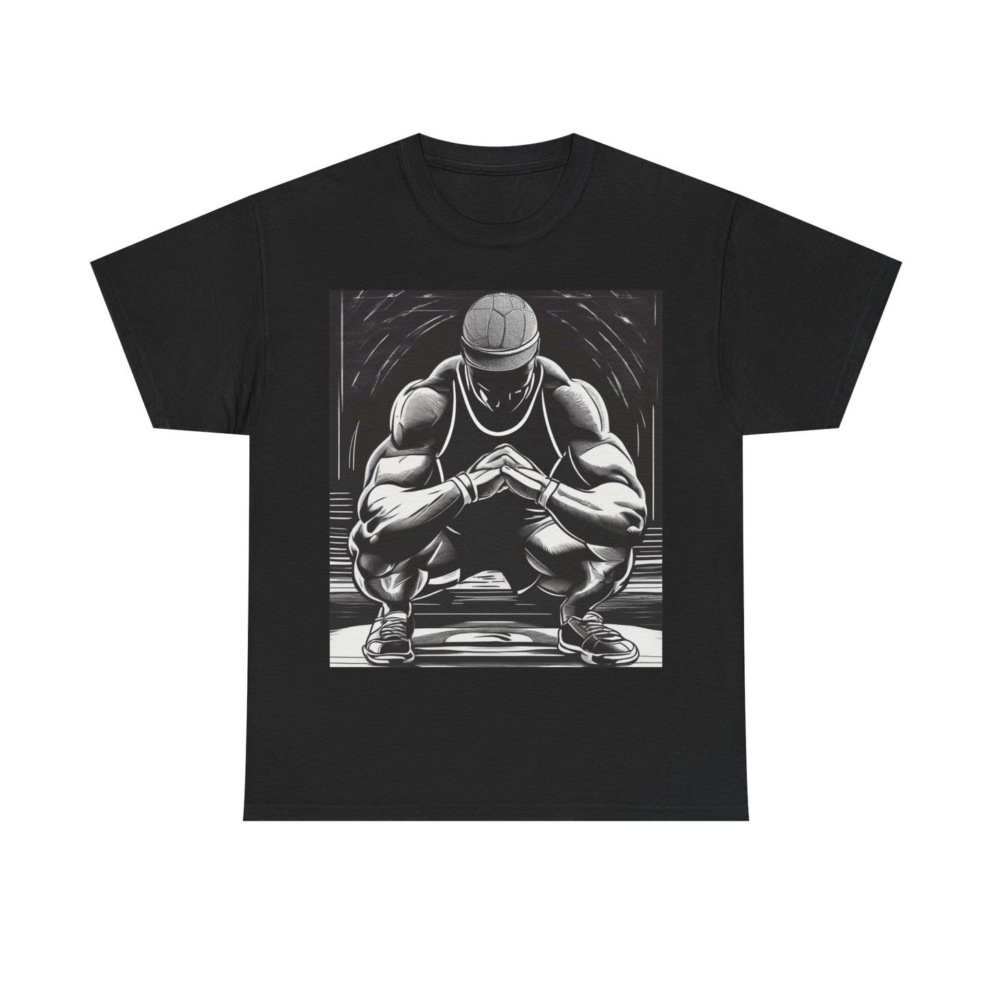 boostlete-pr-season-scene-athlete-outline-athletic-0144 — Unisex Heavy Cotton Tee (Gildan 5000)