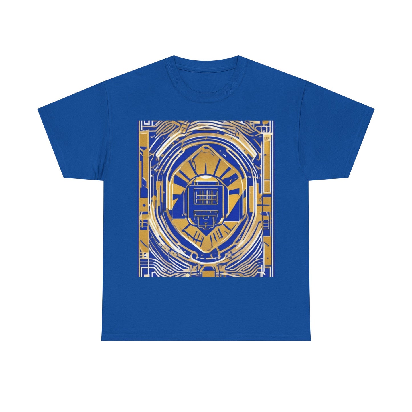 boostlete-mile-by-mile-icon-battery-motion-monoline-0002 — Unisex Heavy Cotton Tee (Gildan 5000)