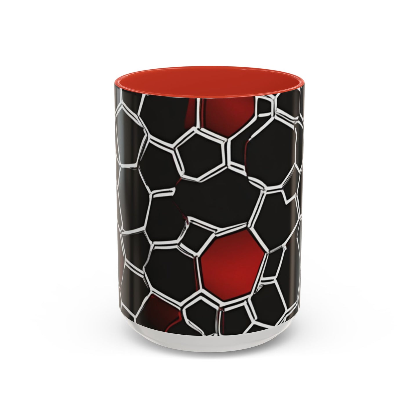 boostlete-quiet-power-pattern-hex-vector-0039 — Accent Mug 11/15oz