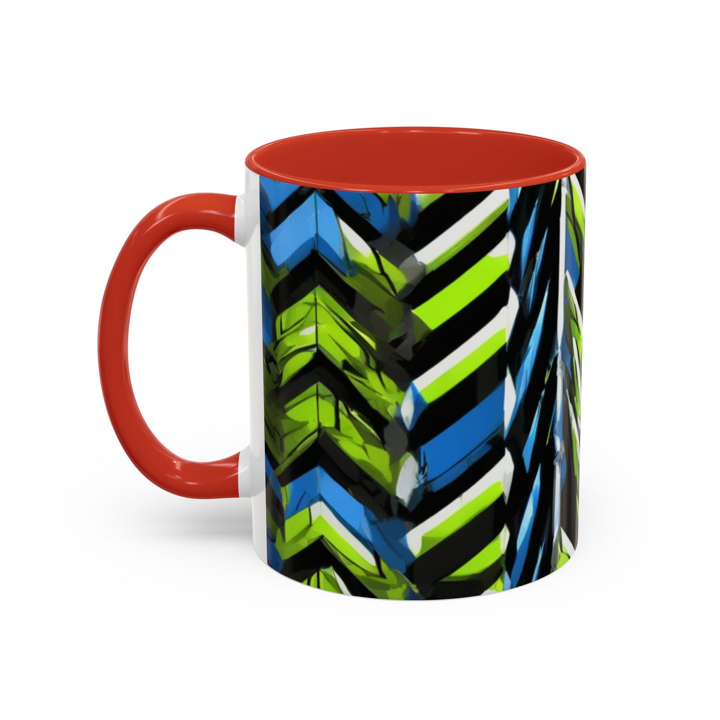 boostlete-rise-grind-pattern-chevron-isometric-0195 — Accent Mug 11oz/15oz