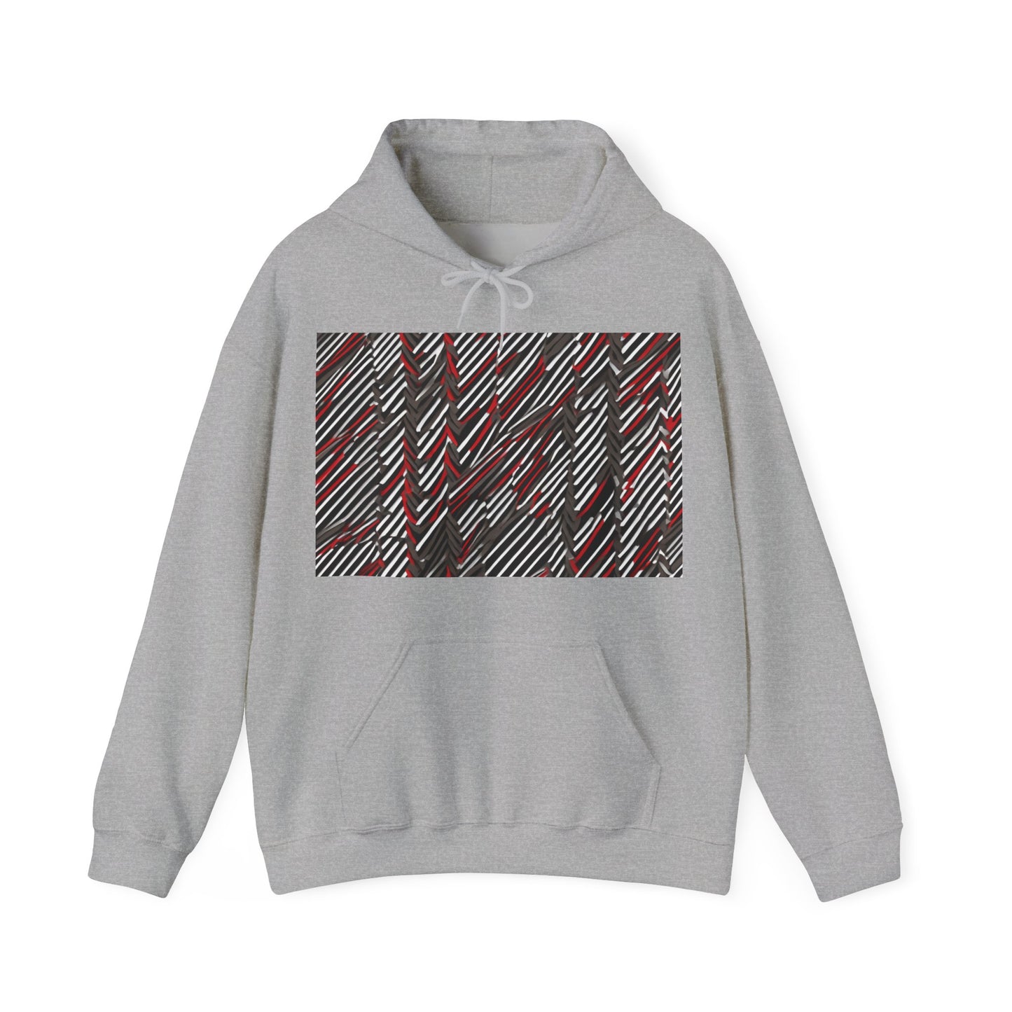 boostlete-field-day-pattern-diagonal-paper-0287 — Unisex Heavy Blend Hooded Sweatshirt (Gildan)