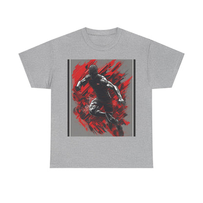 boostlete-field-day-scene-sprinter-glitch-badge-0284 — Unisex Heavy Cotton Tee (Gildan 5000)