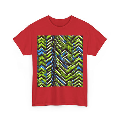 boostlete-rise-grind-pattern-chevron-isometric-0195 — Unisex Heavy Cotton Tee (Gildan 5000)