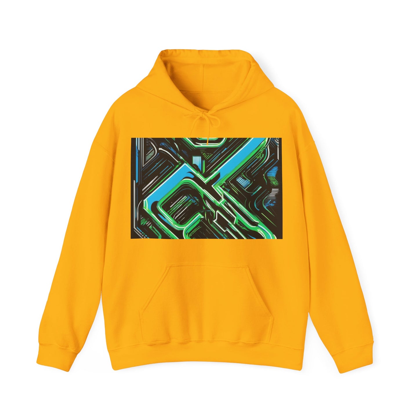 boostlete-boost-mode-type-constancia-gana-diagonal-badge-0185 — Unisex Heavy Blend Hooded Sweatshirt (Gildan)