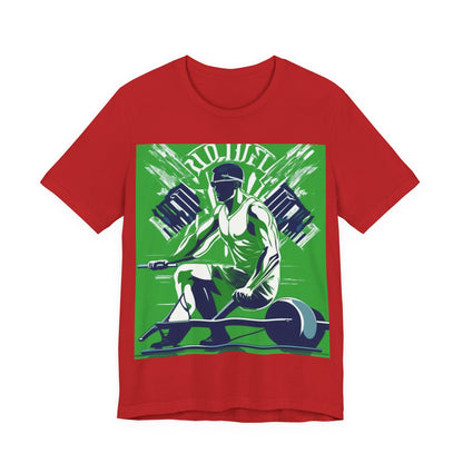 boostlete-am-crew-scene-rower-grainy-bold-0172 — Unisex Jersey Short Sleeve (B+C 3001)