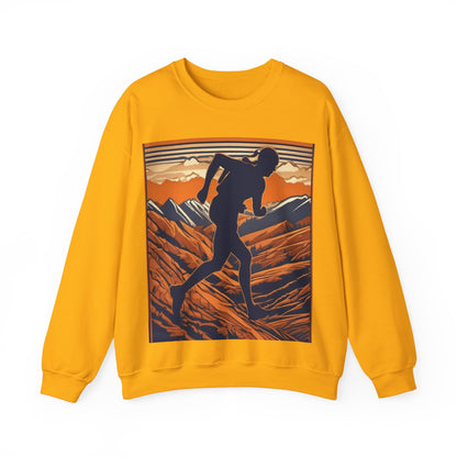 boostlete-iron-intent-scene-trail-3d-retro-0764 — Unisex Heavy Blend Crewneck (G18000)