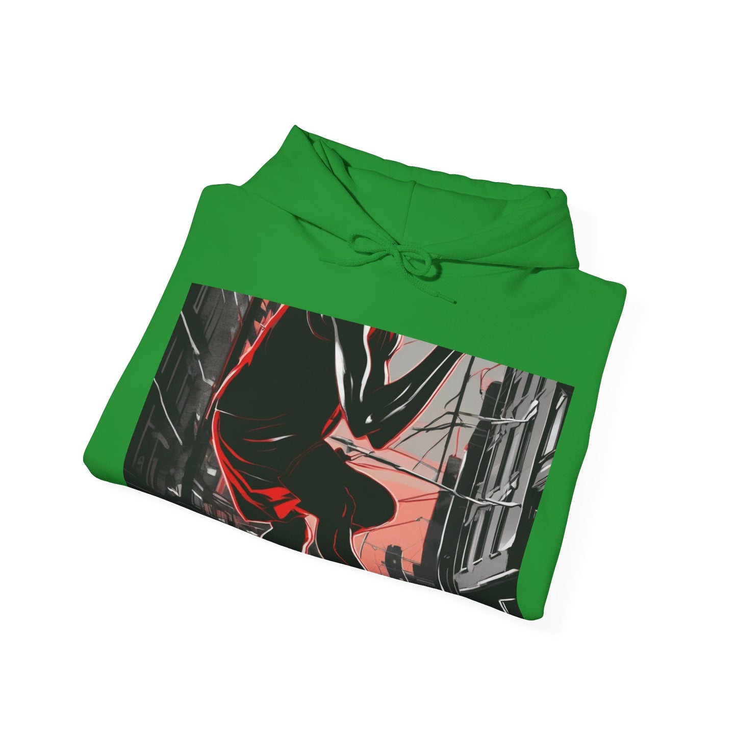 boostlete-am-crew-scene-runner-high-retro-0268 — Unisex Heavy Blend Hooded Sweatshirt (Gildan)