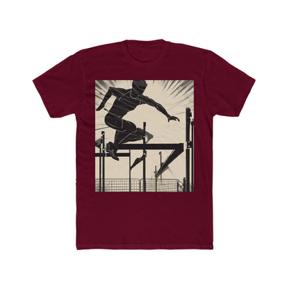 boostlete-iron-intent-scene-hurdler-speed-blueprint-0152 — Unisex Cotton Crew Tee (NL 3600)