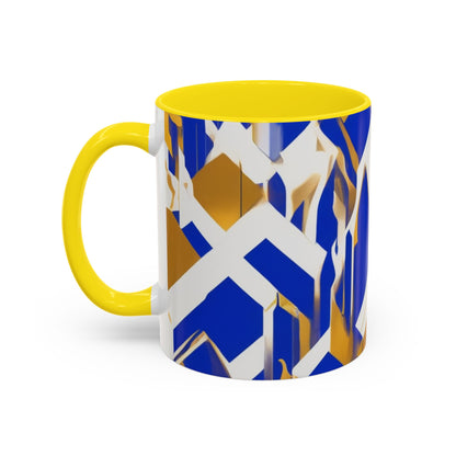 boostlete-field-day-icon-flame-glitch-geometric-0090 — Accent Mug 11oz/15oz