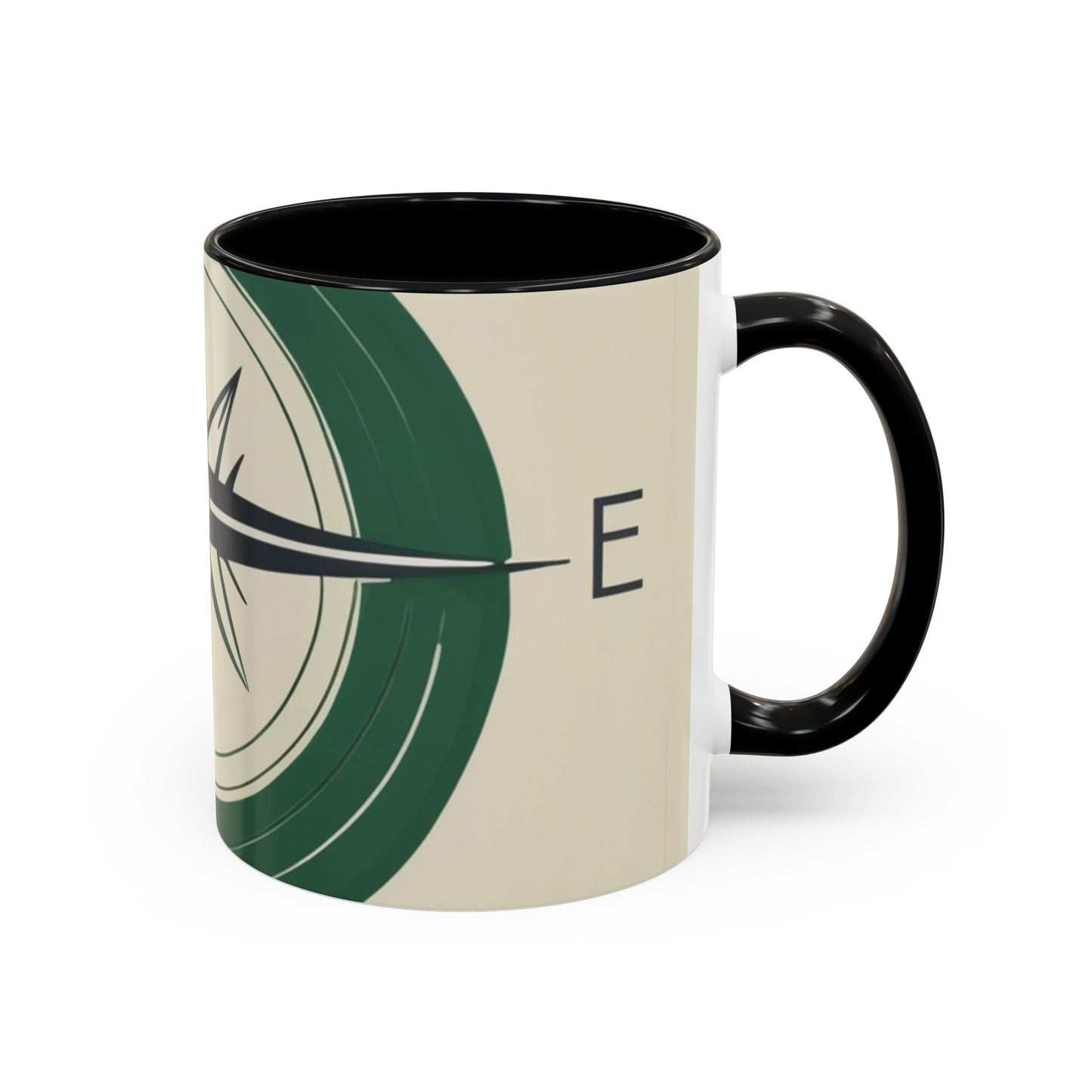 boostlete-iron-intent-icon-compass-soft-blueprint-0614 — Accent Mug 11/15oz