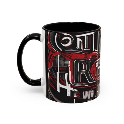 boostlete-boost-mode-type-win-the-day-outline-over-solid-monoline-0477 — Accent Mug 11/15oz