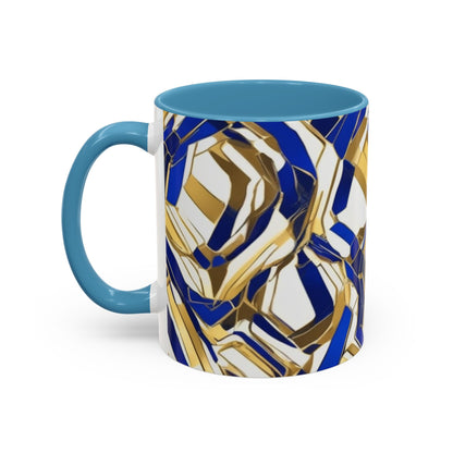 boostlete-boost-mode-pattern-hex-athletic-0611 — Accent Mug 11/15oz