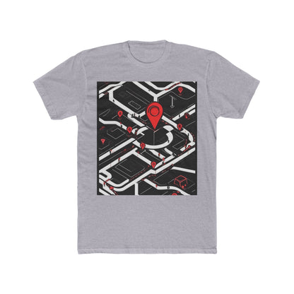 boostlete-am-crew-icon-map-matte-isometric-0094 — Unisex Cotton Crew Tee (NL 3600)