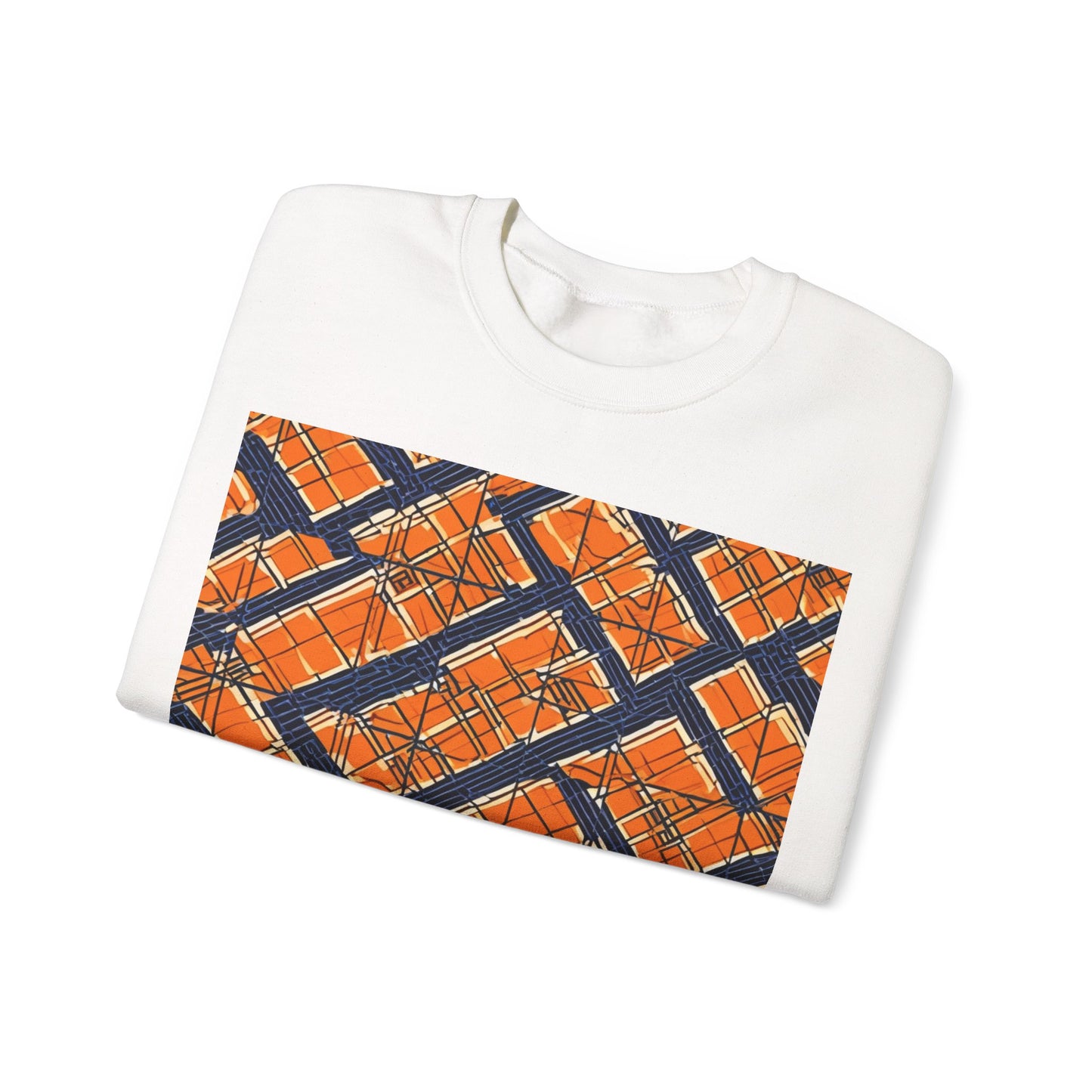 boostlete-boost-mode-pattern-plate-number-monoline-0571 — Unisex Heavy Blend Crewneck (G18000)