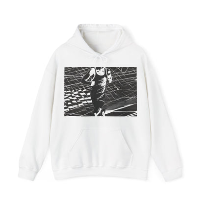 boostlete-headspace-scene-marathoner-speed-geometric-0816 — Unisex Heavy Blend Hoodie (G18500)