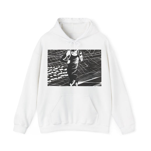 boostlete-headspace-scene-marathoner-speed-geometric-0816 — Unisex Heavy Blend Hoodie (G18500)