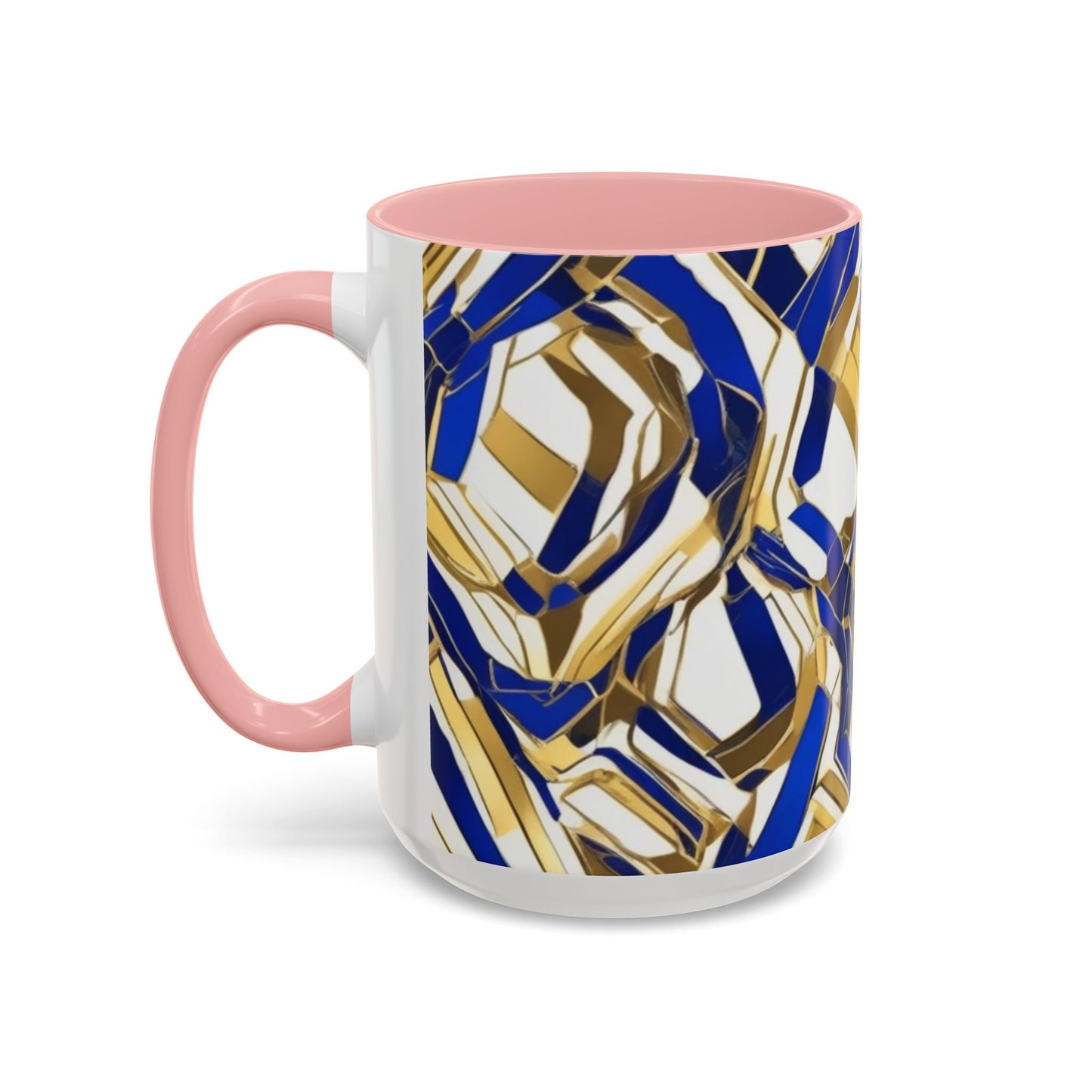boostlete-boost-mode-pattern-hex-athletic-0611 — Accent Mug 11/15oz
