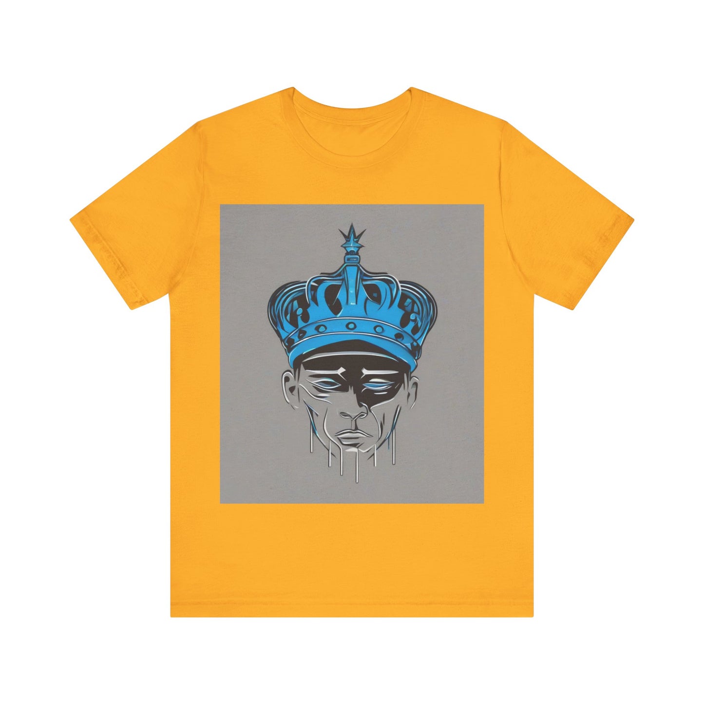 boostlete-am-crew-icon-crown-grainy-monoline-0022 — Unisex Jersey Short Sleeve (B+C 3001)