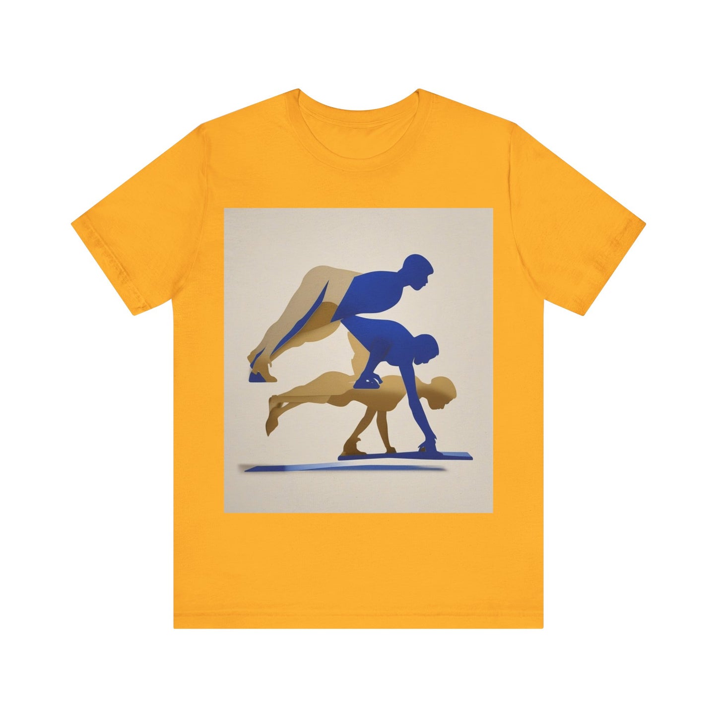 boostlete-mile-by-mile-scene-push-up-duotone-paper-0040 — Unisex Jersey Short Sleeve (B+C 3001)