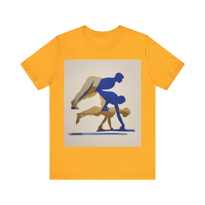 boostlete-mile-by-mile-scene-push-up-duotone-paper-0040 — Unisex Jersey Short Sleeve (B+C 3001)