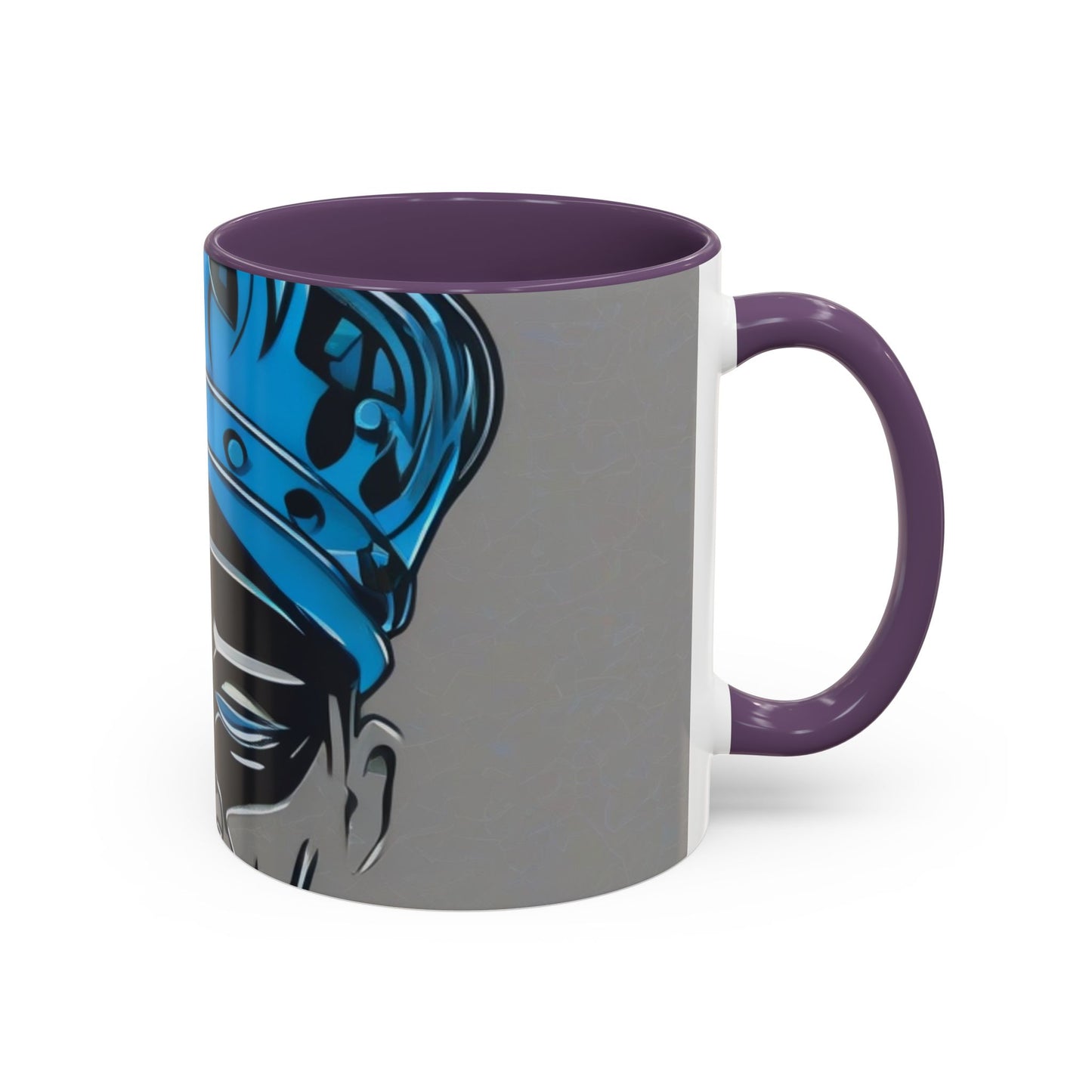 boostlete-am-crew-icon-crown-grainy-monoline-0022 — Accent Mug 11oz/15oz