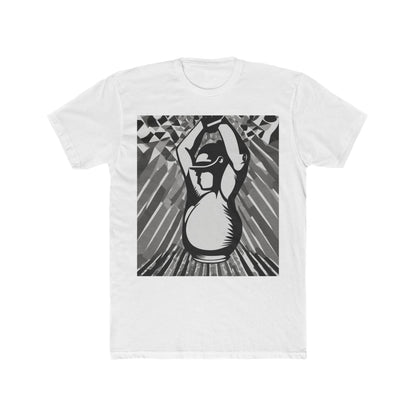 boostlete-iron-intent-scene-kettlebell-grainy-modern-0276 — Unisex Cotton Crew Tee (NL 3600)