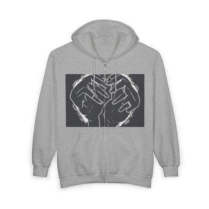 boostlete-am-crew-scene-athlete-high-modern-0308 — Unisex Heavy Blend Full-Zip Hooded Sweatshirt