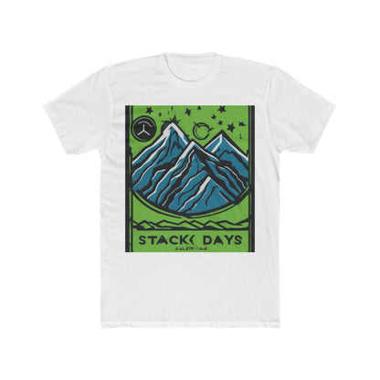 boostlete-pr-season-icon-mountain-grainy-badge-0154 — Unisex Cotton Crew Tee (NL 3600)