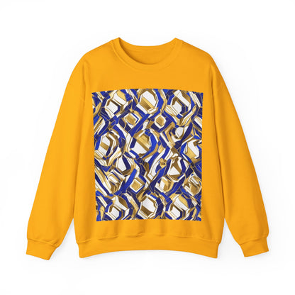 boostlete-boost-mode-pattern-hex-athletic-0611 — Unisex Heavy Blend Crewneck (G18000)