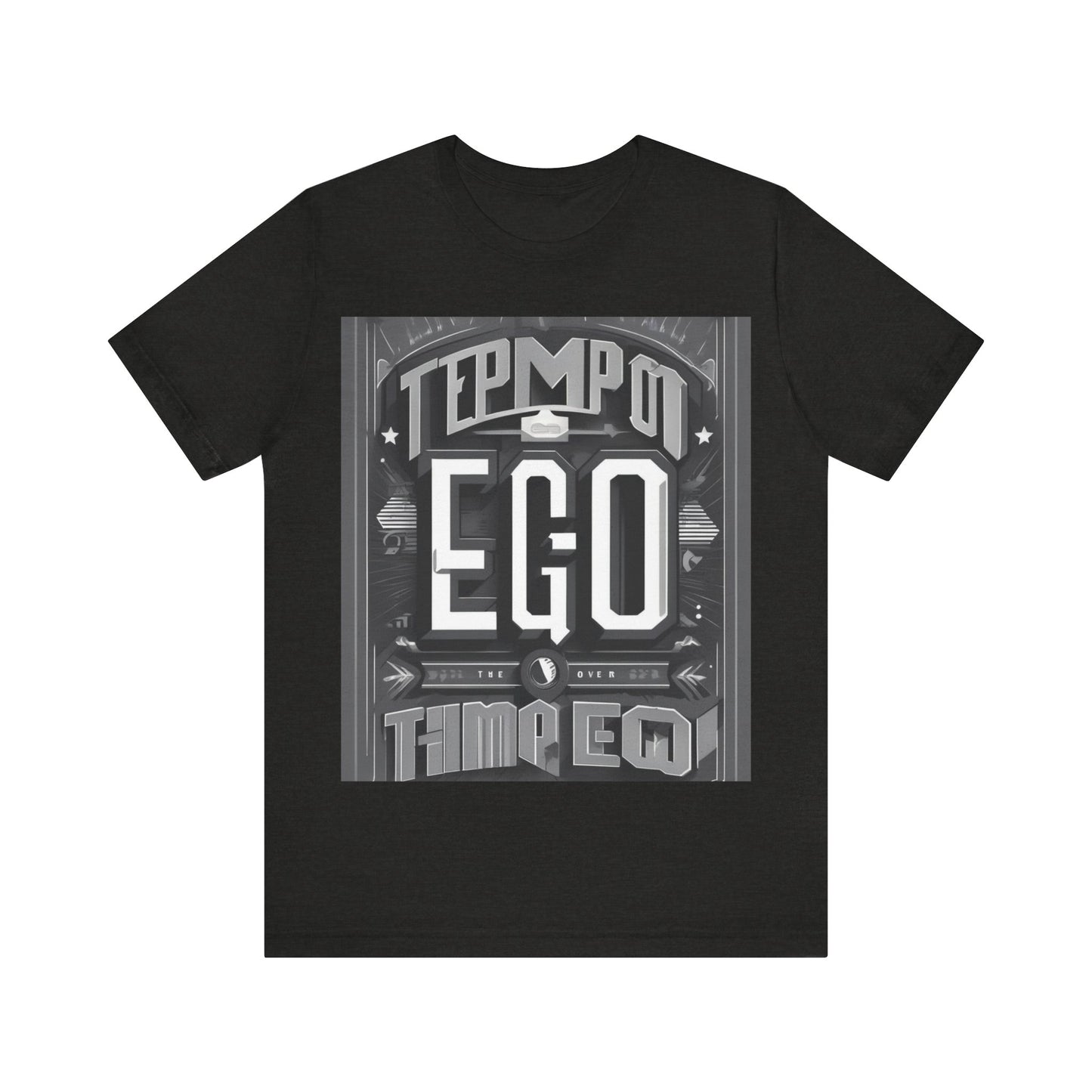 boostlete-mile-by-mile-type-tempo-over-ego-banner-modern-0093 — Unisex Jersey Short Sleeve (B+C 3001)