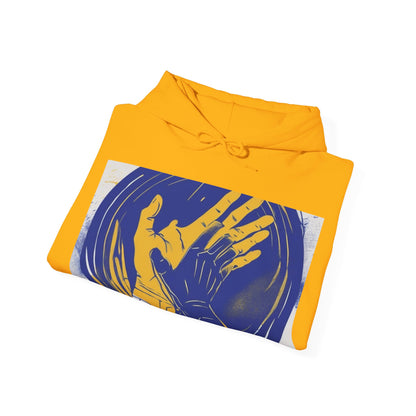 boostlete-am-crew-scene-athlete-neon-vector-0304 — Unisex Heavy Blend Hooded Sweatshirt (Gildan)