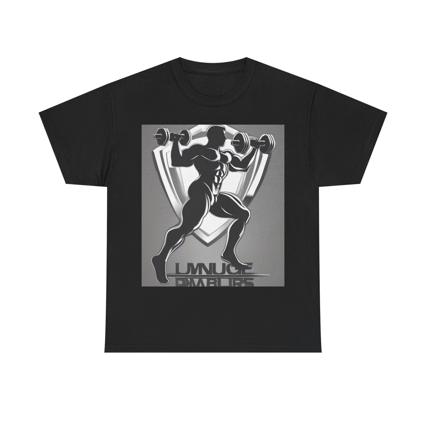 boostlete-mile-by-mile-scene-lunge-3d-athletic-0020 — Unisex Heavy Cotton Tee (Gildan 5000)