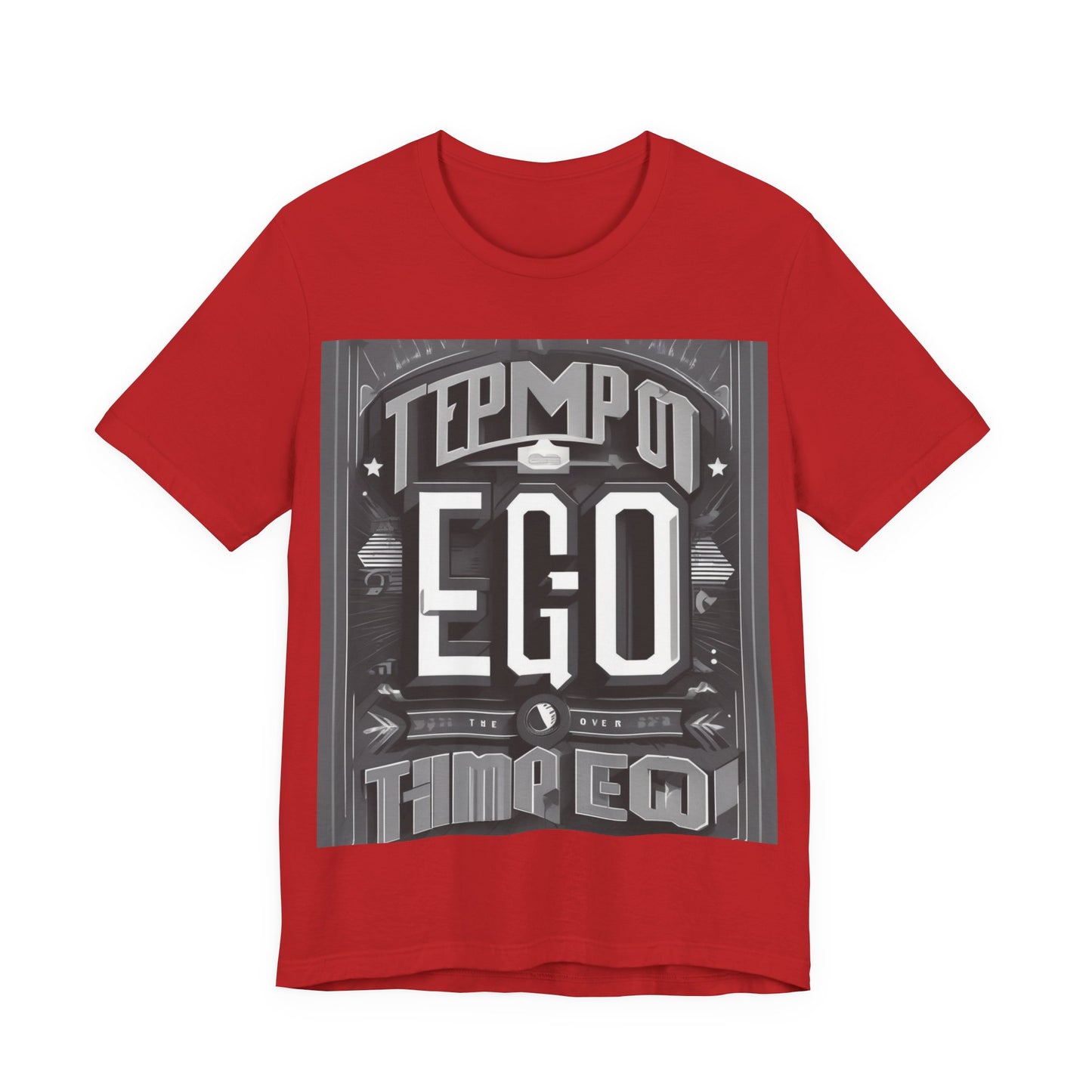 boostlete-mile-by-mile-type-tempo-over-ego-banner-modern-0093 — Unisex Jersey Short Sleeve (B+C 3001)