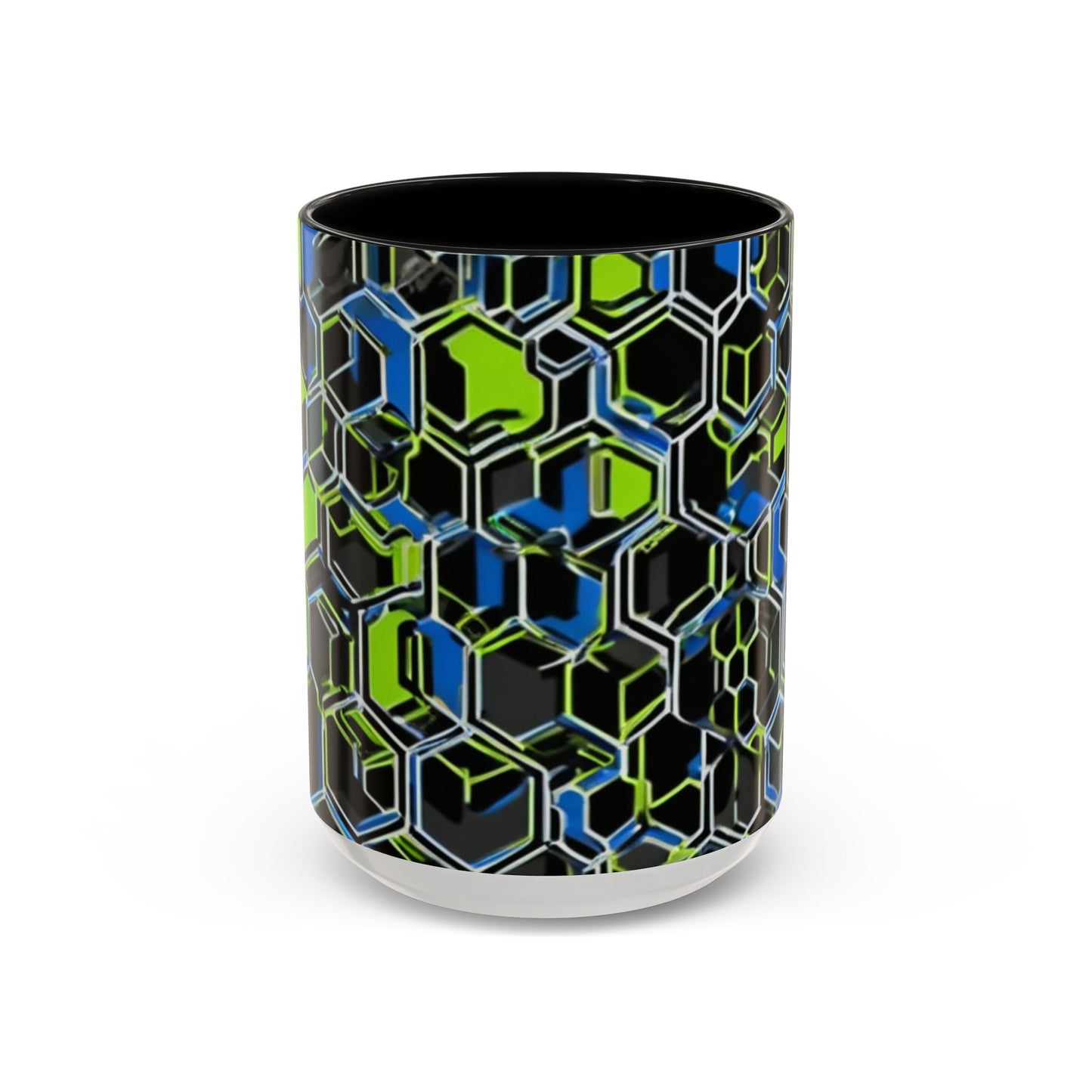 boostlete-recovery-progress-pattern-hex-blueprint-0007 — Accent Mug 11oz/15oz