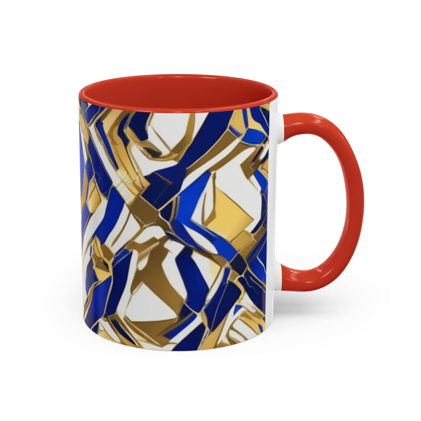 boostlete-boost-mode-pattern-hex-athletic-0611 — Accent Mug 11/15oz
