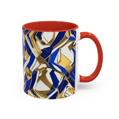 boostlete-boost-mode-pattern-hex-athletic-0611 — Accent Mug 11/15oz