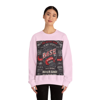 boostlete-boost-mode-type-build-the-base-micro-industrial-0785 — Unisex Heavy Blend Crewneck (G18000)