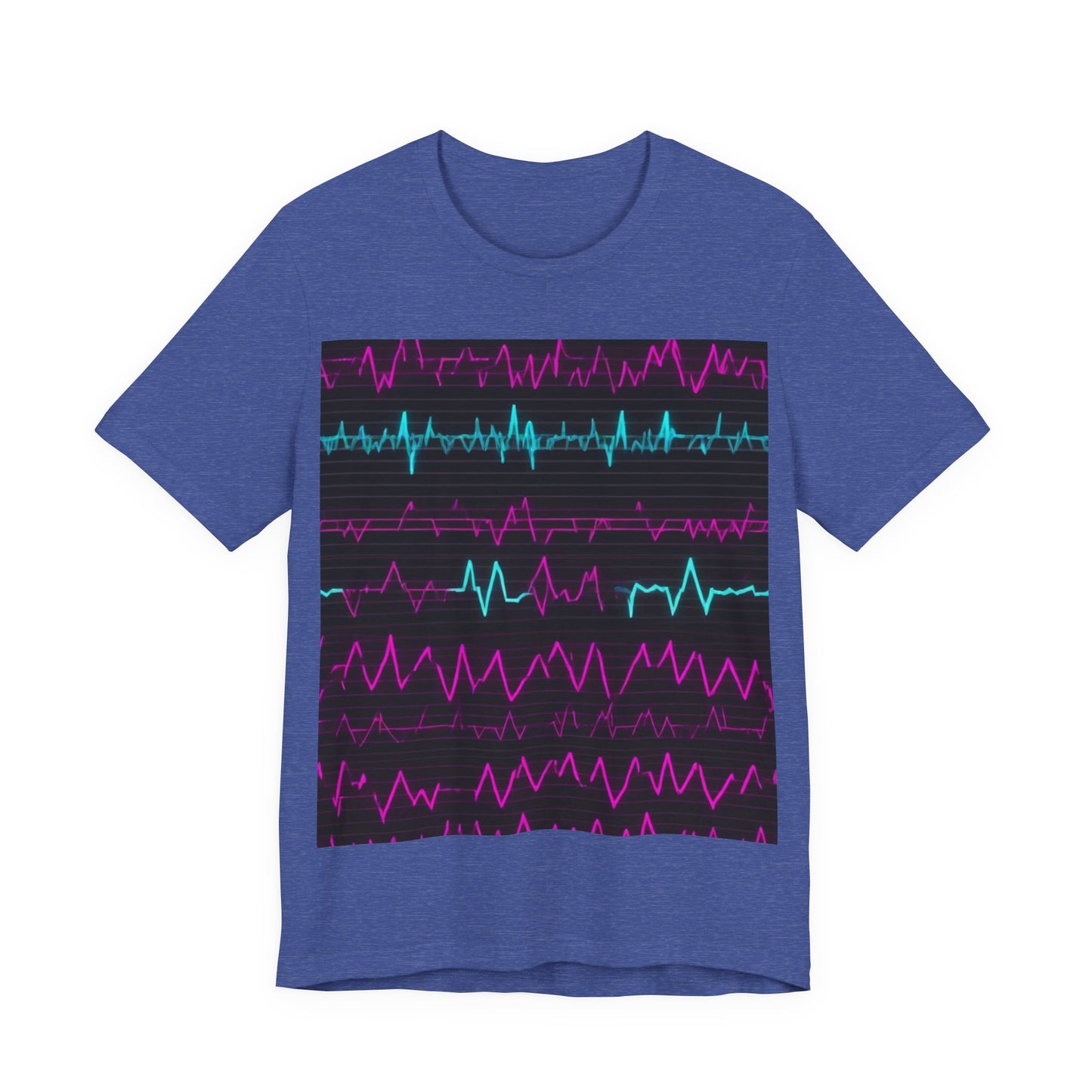 boostlete-boost-mode-pattern-ekg-modern-0111 — Unisex Jersey Short Sleeve (B+C 3001)