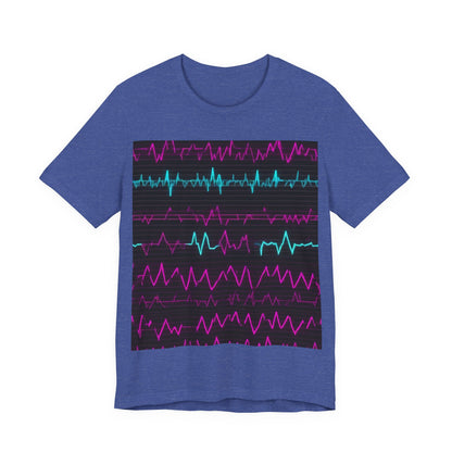 boostlete-boost-mode-pattern-ekg-modern-0111 — Unisex Jersey Short Sleeve (B+C 3001)