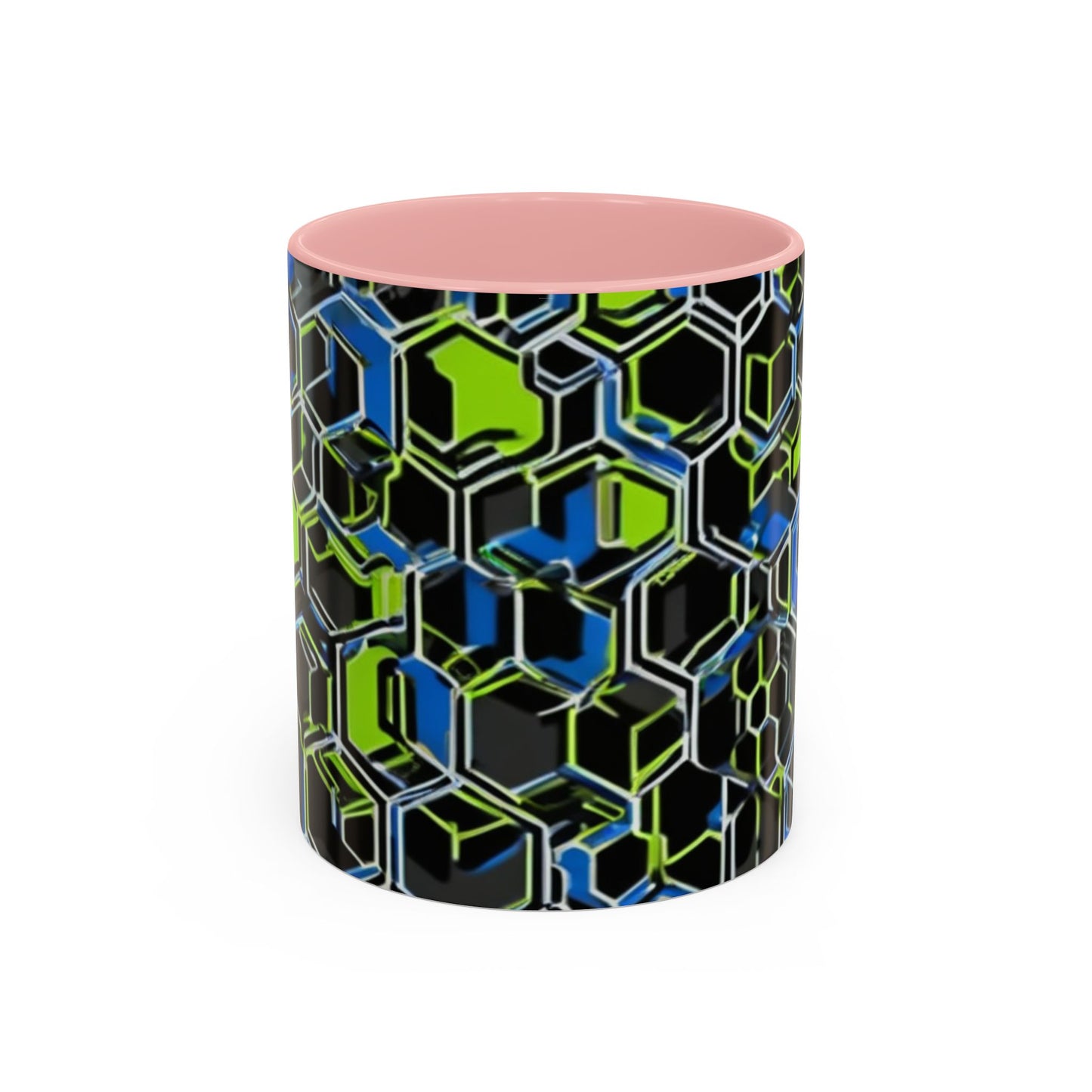 boostlete-recovery-progress-pattern-hex-blueprint-0007 — Accent Mug 11oz/15oz