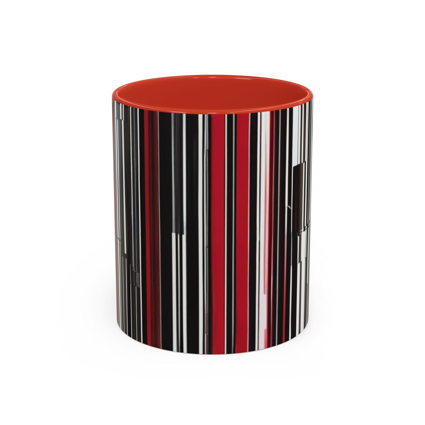 boostlete-am-crew-pattern-barcode-athletic-0911 — Accent Mug 11/15oz