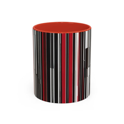 boostlete-am-crew-pattern-barcode-athletic-0911 — Accent Mug 11/15oz