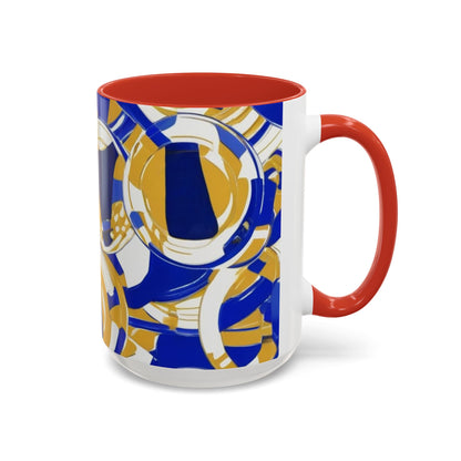 boostlete-field-day-icon-barbell-grainy-line-art-0906 — Accent Mug 11/15oz
