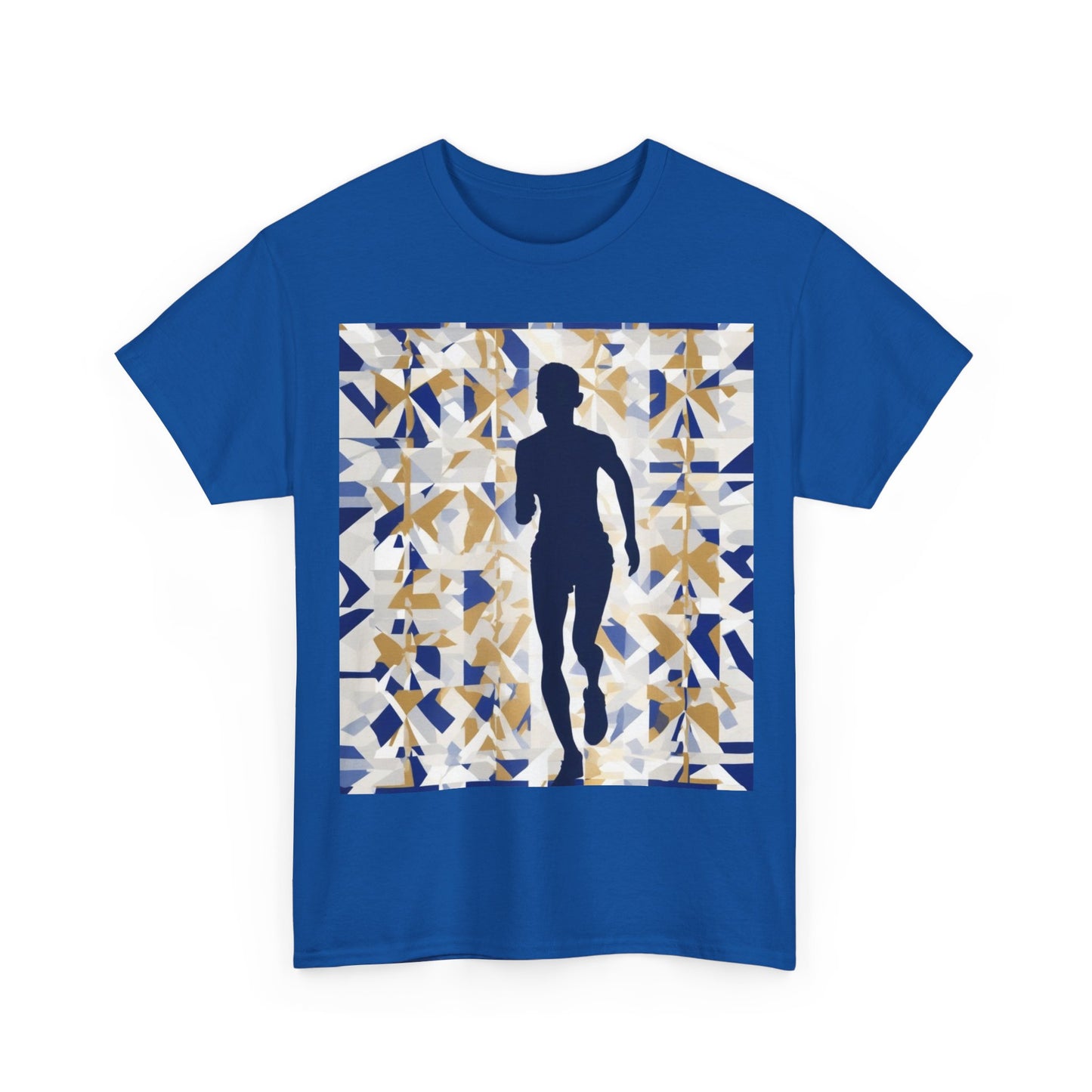 boostlete-recovery-progress-scene-marathoner-matte-geometric-0448 — Unisex Heavy Cotton Tee (Gildan 5000)