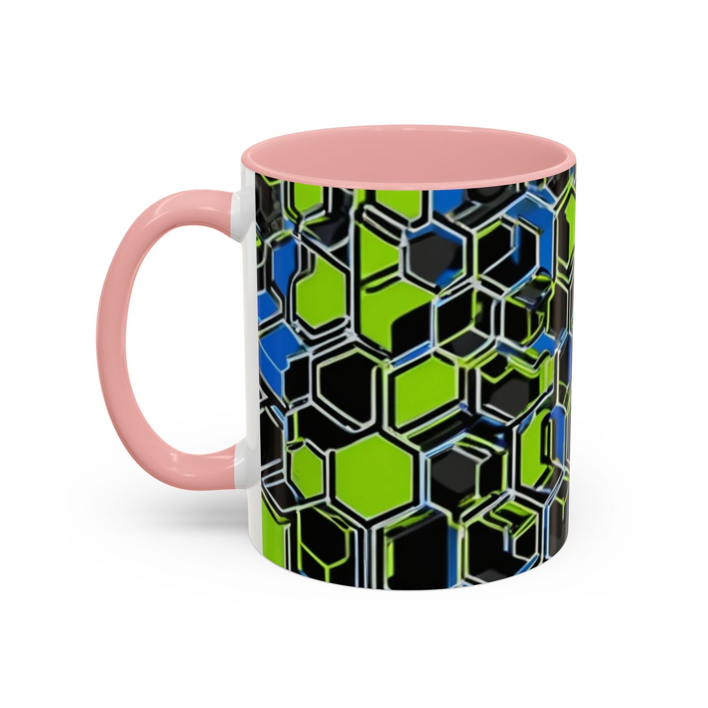 boostlete-recovery-progress-pattern-hex-blueprint-0007 — Accent Mug 11oz/15oz
