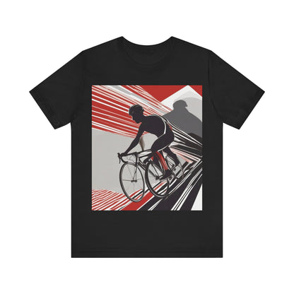 boostlete-boost-mode-scene-cyclist-speed-geometric-0208 — Unisex Jersey Short Sleeve (B+C 3001)